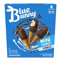 Blue Bunny Mini Swirls